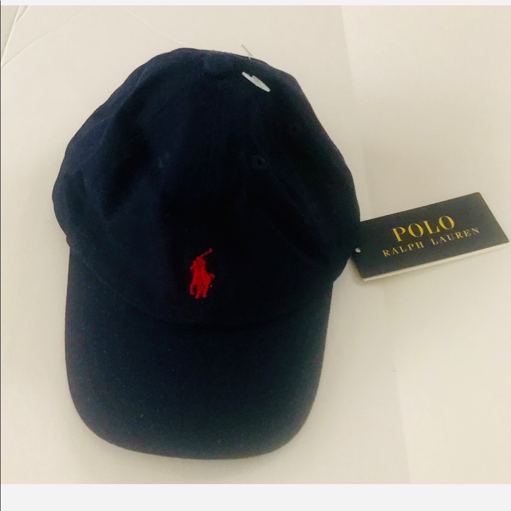 New Girl’s Ralph Lauren Polo Baseball Cap Navy Blue 2T- 4T - Picture 1 of 16